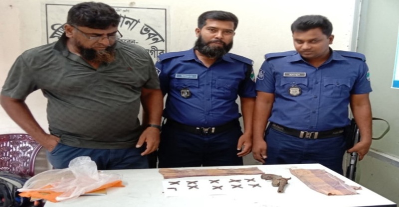 মেহেরপুরে ধানের গোলা থেকে আগ্নেয়াস্ত্র ও গুলি উদ্ধার,পলাতক আলমের বিরুদ্ধে মামলা প্রস্তুত